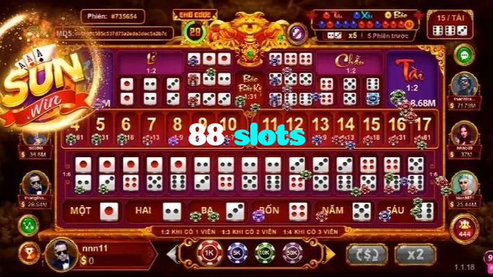 88 slots